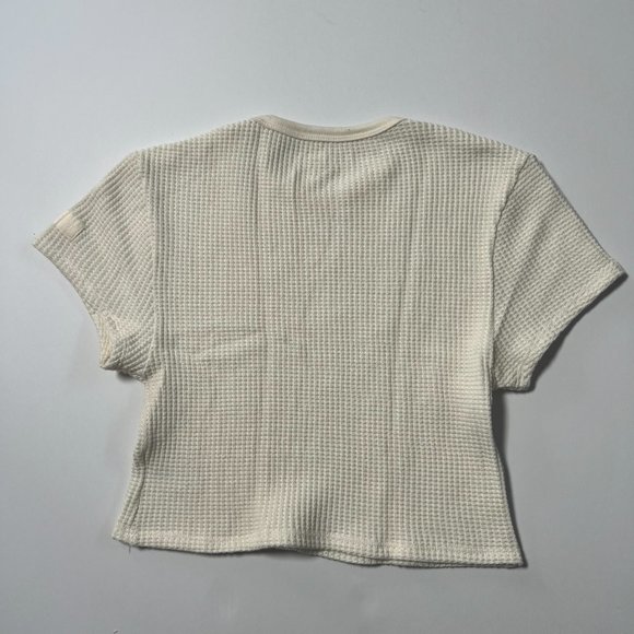 SET ACTIVE waffle knit lounge baby tee - Picture 2 of 3